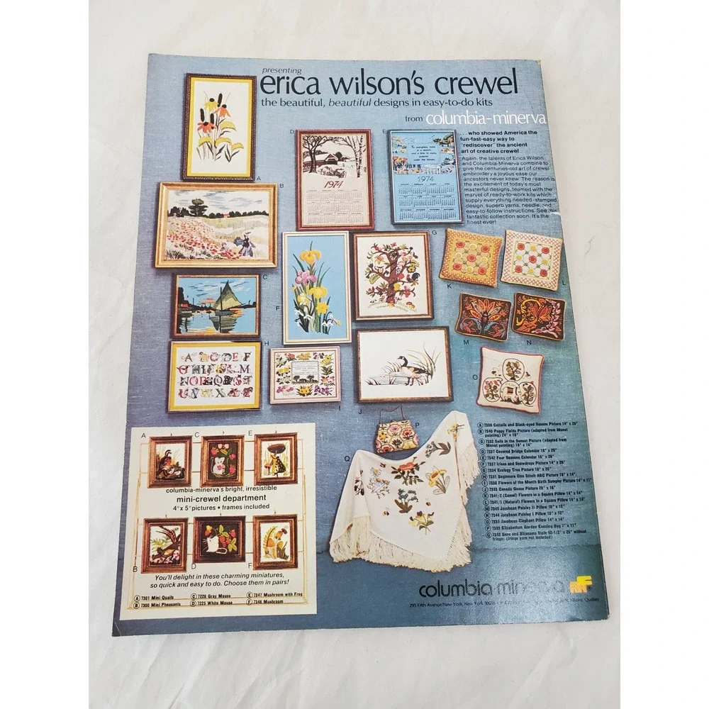 Vntg. Ladies Home Journal Needle & Craft Magazine Fall Winter 1973 Patterns DIY